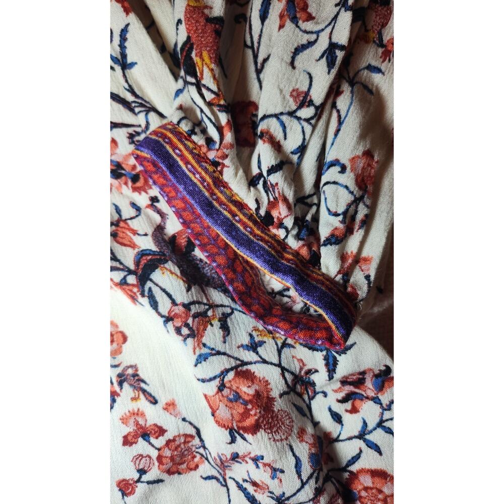 Anthropologie Sunday in Brooklyn Dress Sz L, Floral Tunic,‎ Boho - Picture 4 of 10